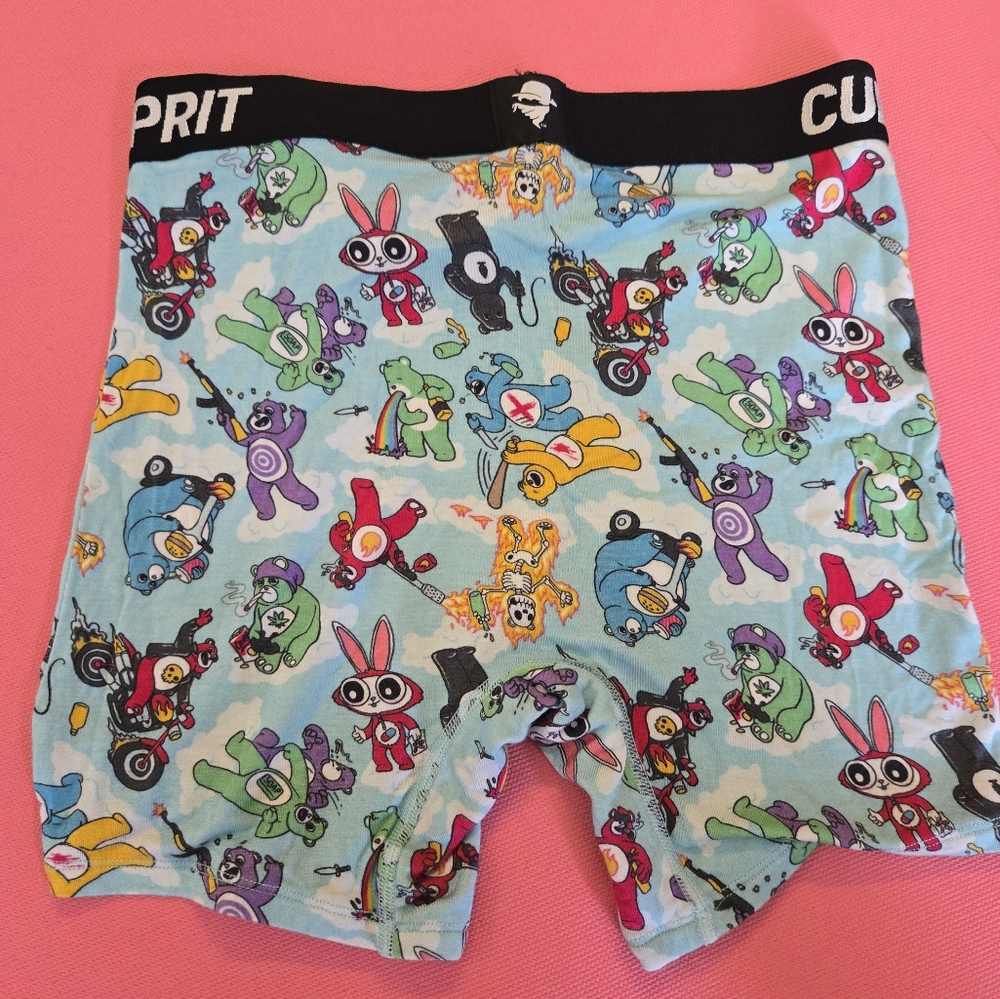 Culprit Lady Boxers I Dont Care Bears Size M